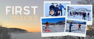 Cross-country skiing for the first time