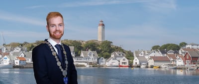 Kvitsøy- walking across the island with the mayor