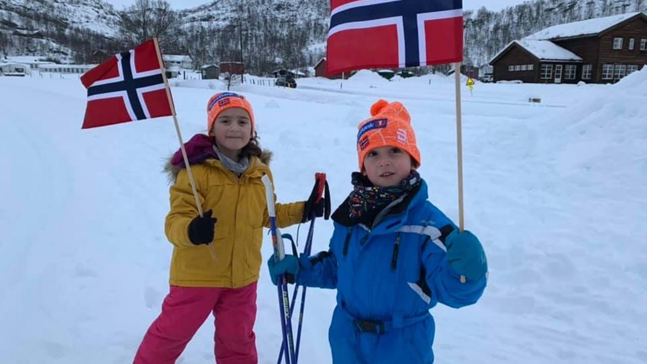 Skiing Kids